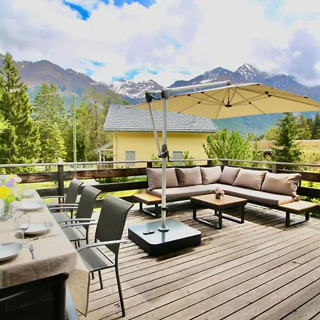 度假居 Holiday Home Tgantieni Ski-In Ski-Out-Lenzerheide *