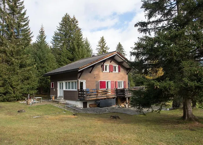 度假居 Holiday Home Tgantieni Ski-In Ski-Out-Lenzerheide 伦策海德